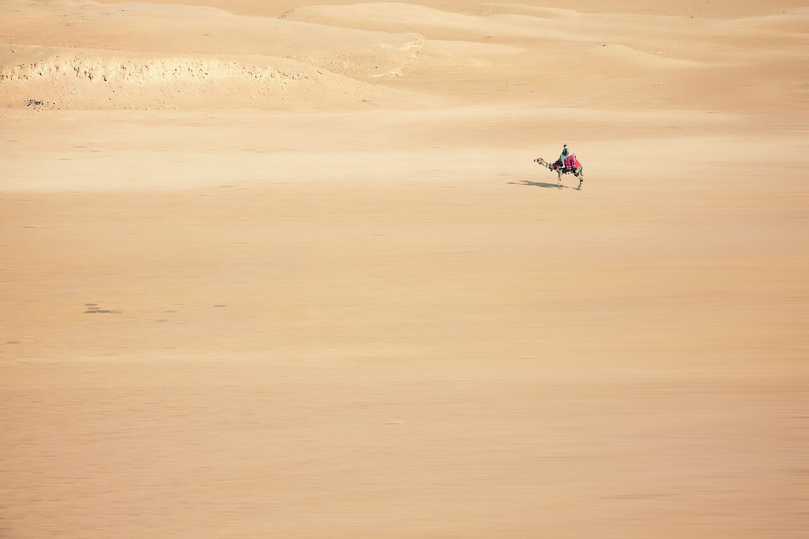 Open desert landscape near Cairo